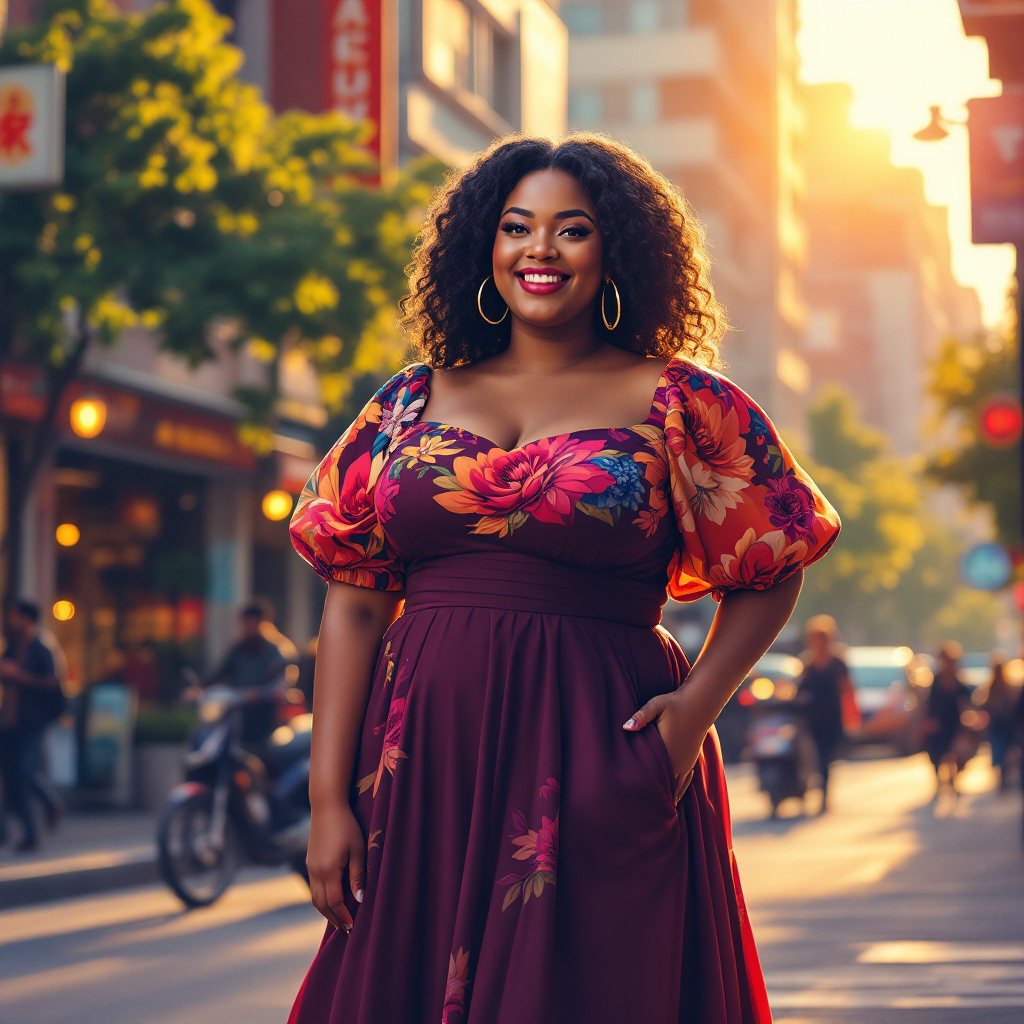 pear-shaped-woman-urban-dress-golden-hour.jpg