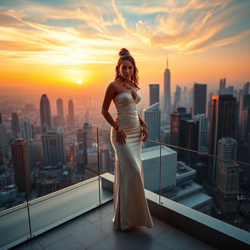 oftop-terrace-sunset-silhouette-