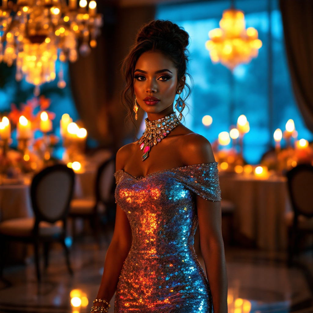 amorous-evening-setting-sequined-